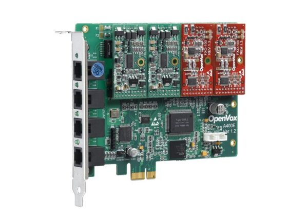 OpenVox A400E10 Carte PCI-E FXO/FXS