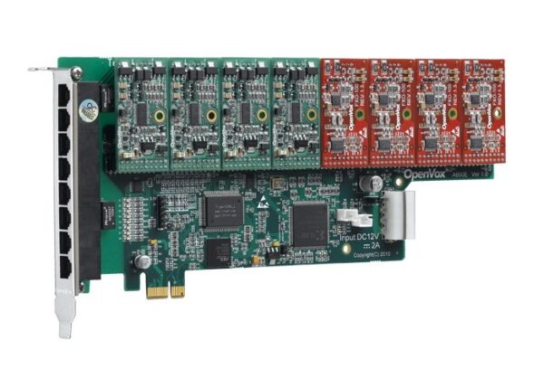 OpenVox A800E11 Carte PCI-E FXO/FXS