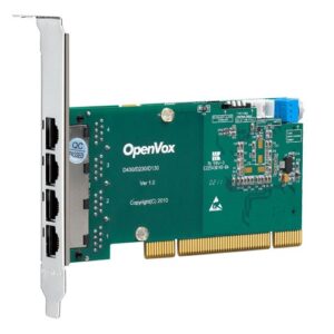 OpenVox D430P Carte PCI 4 ports T1/E1/J1