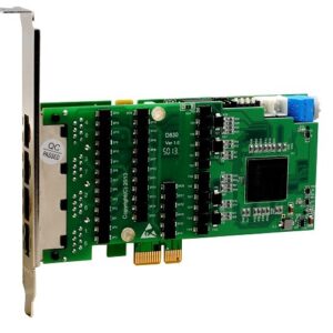 OpenVox D830E Carte PCI-E 8 Ports T1/E1/J1