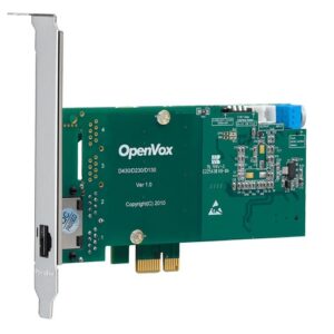 OpenVox DE130E Carte PCI-E 1 Port T1/E1/J1 avec Echo Cancellation