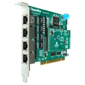 OpenVox DE410P Carte PCI 4 Ports T1/E1/J1 avec Echo Cancellation