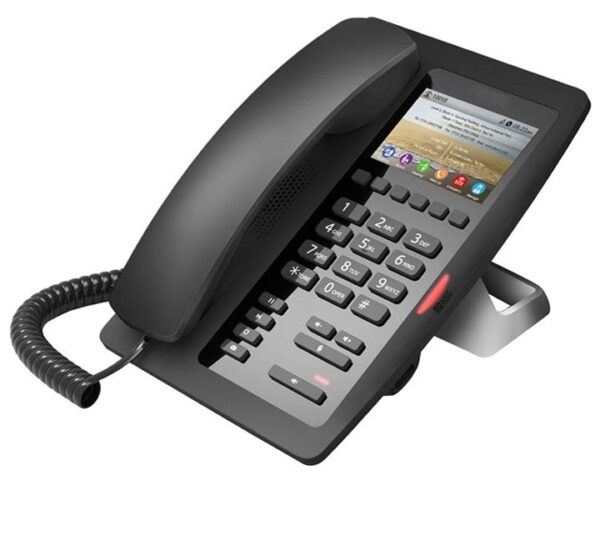 Fanvil H5 Téléphone IP pour Hôtel Noir