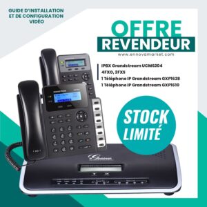 Pack IPBX Grandstream UCM6204/GXP1610 GXP1628