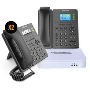 Pack Demo 3CX : 4 FXO OpenVox et 3 FlyingVoice IP Phone