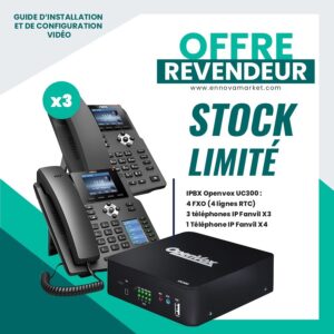 Pack IPBX OpenVox UC300 4FXO