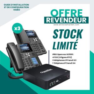 Pack IPBX OpenVox UC500 4 FXO