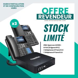 Pack IPBX OpenVox UC500 8 FXO