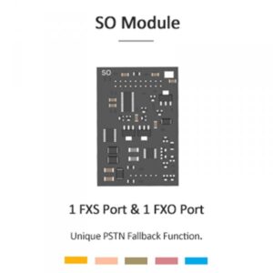 Yeastar SO Module 1 Port FXO + 1 Port FXS