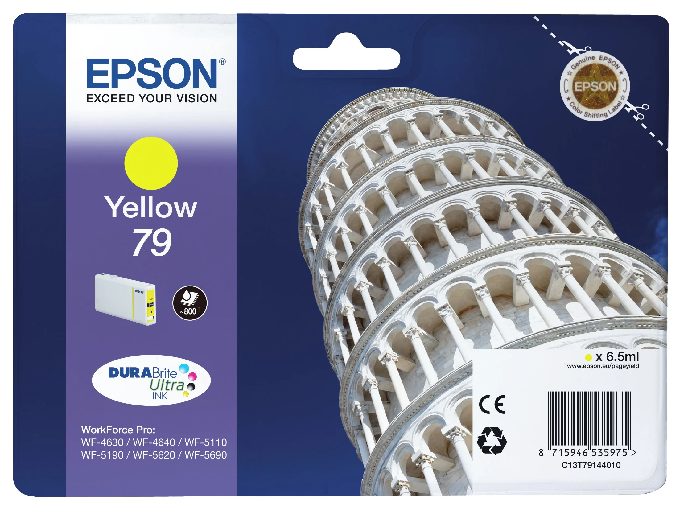 EPSON JAUNE 5110DW – Cartouche d’encre Epson d’origine
