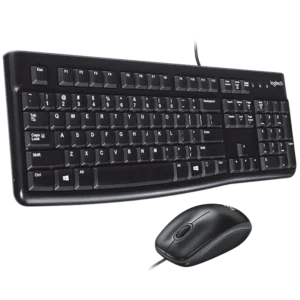 Logitech Desktop MK120 – Ensemble souris + clavier (AZERTY Français)