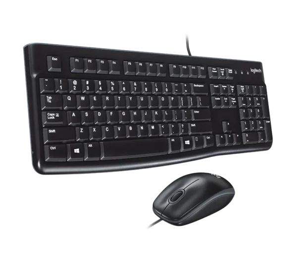 Logitech Desktop MK120 – Ensemble souris + clavier (AZERTY Français)