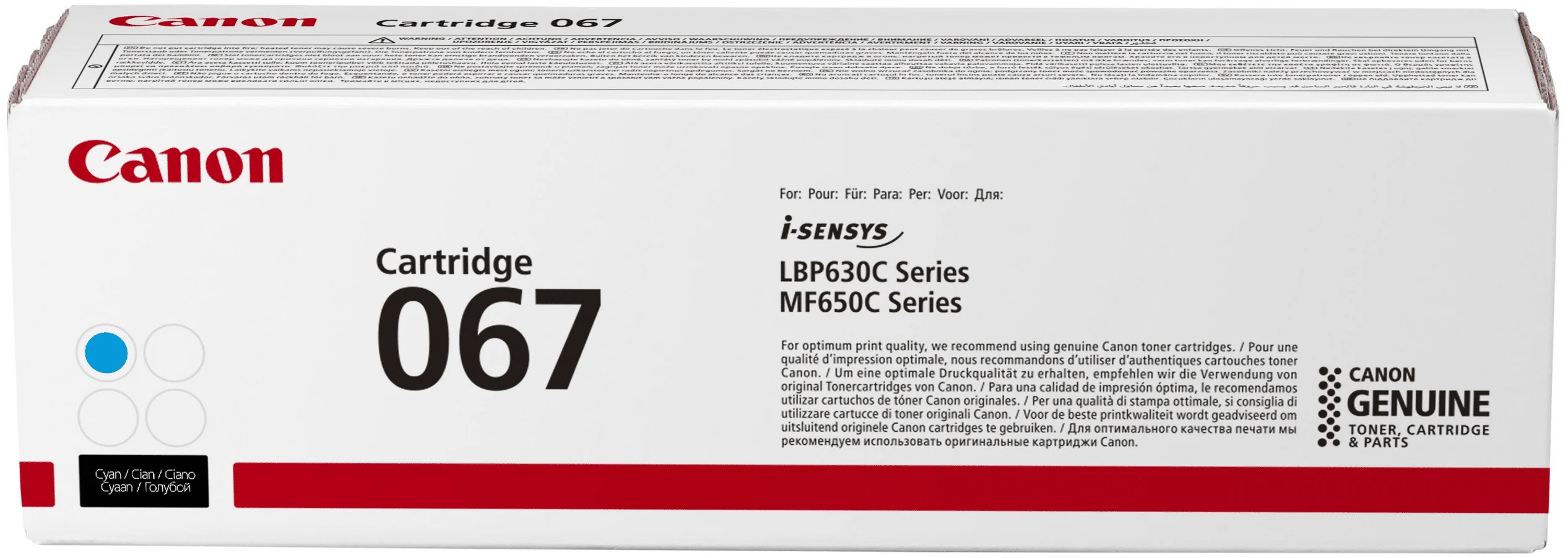 Toner Canon – 067 Cyan (5101C002AA)
