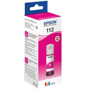 EPSON 112 MAGENTA – Bouteille d’encre EcoTank d’origine (C13T06C34A)