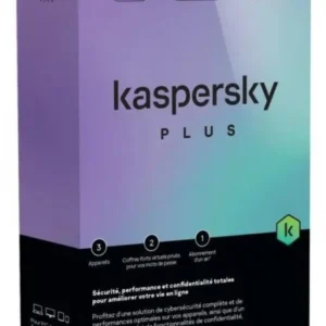 Kaspersky Plus - 3 Postes / 1 an