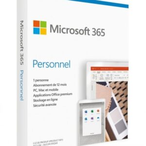 Microsoft 365 Personnel Français - 1 an / 1 PC